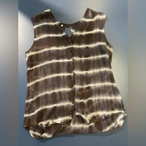Anthropologie sheer button up